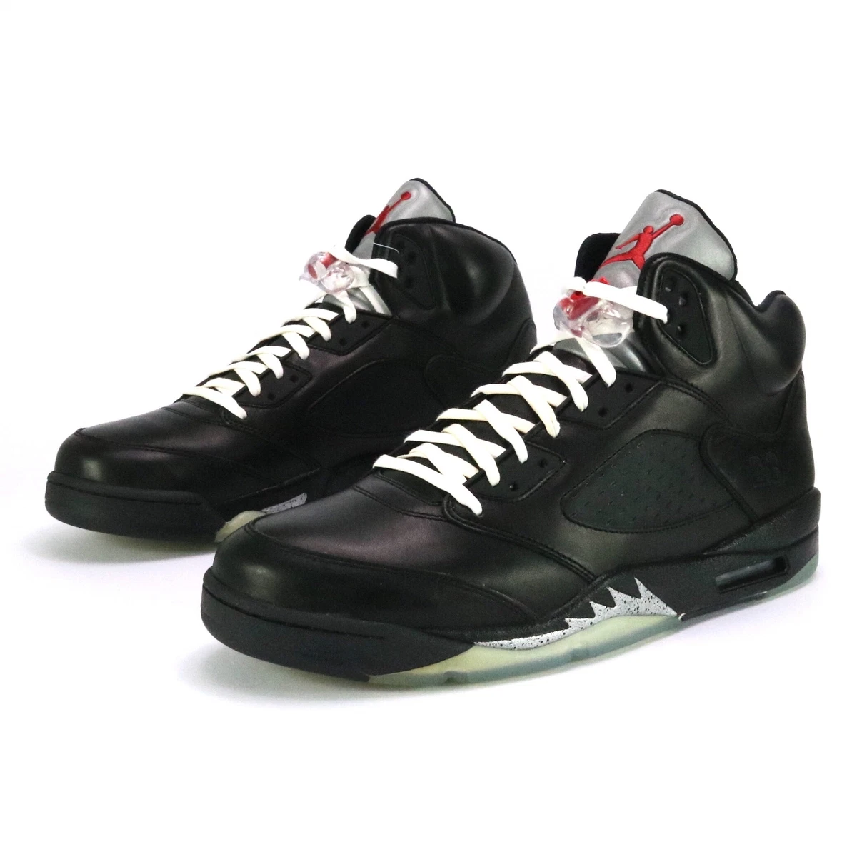 Jordan retro 5 black hotsell metallic silver