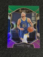 2021 Select Stephen Curry Green Blue Purple Prizm Card