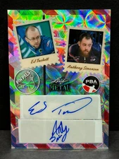 2024 Leaf Metal EJ TACKETT/ANTHONY SIMONSEN Bowling PBA Tour AUTO 14/25
