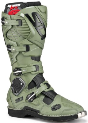 STIVALI BOOTS SNODO MOTO CROSS ENDURO SIDI CROSSFIRE ARMY NERO