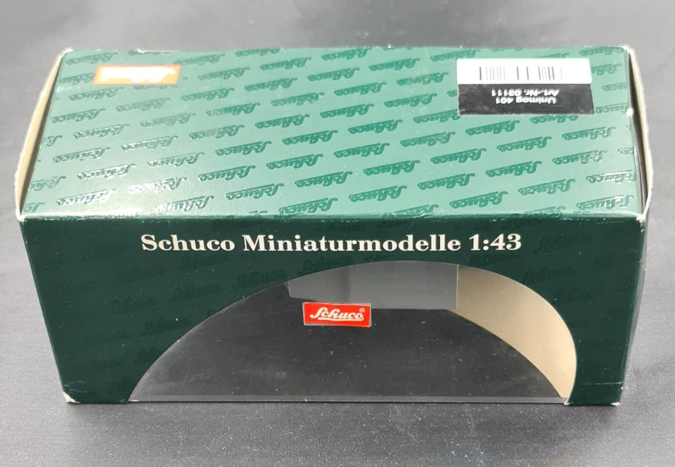 Vintage SCHUCO UNIMOG 401 scale 1/43 green/red wheels/grey tend NOS - Image 4 of 4