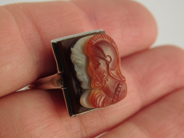 STERLING SILVER RING CENTURION CAESAR KNIGHT SIGN… - image 9