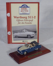 Wartburg 311 Cabriolet, 1956, DDR Auto Modell 1:43 Atlas Collections