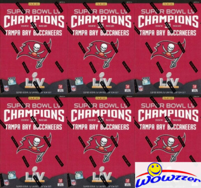 (6)2021 Panini Super Bowl LV Champions Tampa Bay Buccaneers Box Set-18 TOM BRADY