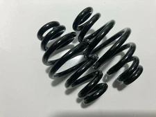 2 BLACK PLATED 4" Solo Seat Springs Chopper Harley Bobber CUSTOM