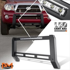 For 05-15 Toyota Tacoma Front Bumper Grille Brush Guard Bull Bar W Led Strip For 05-15 Toyota Tacoma Front Bumper Grille Brush Guard Bull Bar W Led Strip