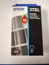 Epson 273XL Black Ink Cartridge T273XL020-S New Genuine, Sealed