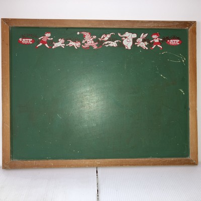 Vtg Child s Chalkboard ATF Toys Dog Cat Clown Circus Kids Elephant Rabbit/WH2
