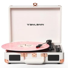 Tanlanin Sereni Sound Portable Suitcase Turntable TE-001