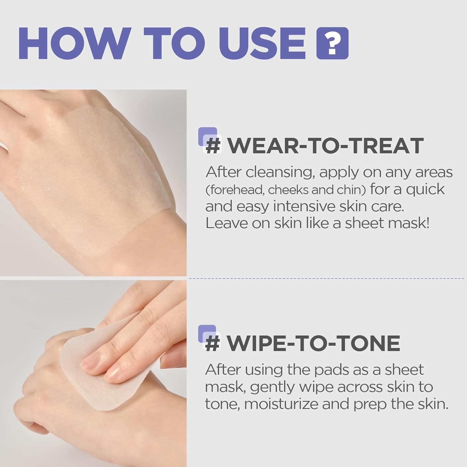 Mediheal Watermide Moisture Pads Vegan Face Gauze, 100 Pads