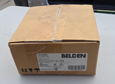 Belden AX101326 Light Blue CAT6 Jack (Box of 50)