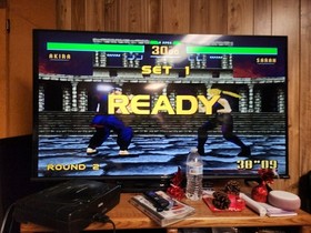 Sega Saturn Model 1 Video Game Console MK-80000 BUNDLE w/ 5 games