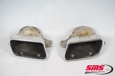 10-11 Mercedes W207 C207 E350 E550 Amg Rear Bumper Exhaust Muffler Tips Pair Oem