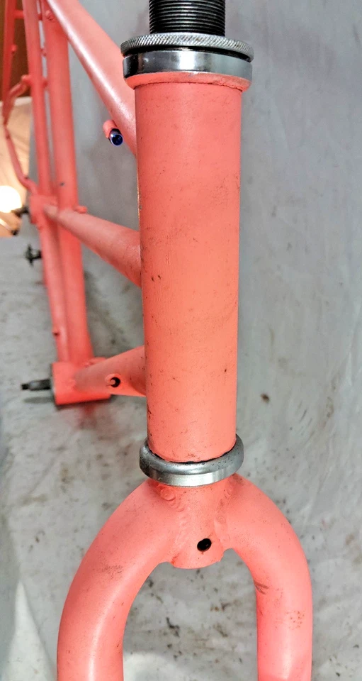 Juego de cuadro de bicicleta tándem Schwinn Sierra 1984 53 cm grande acero cromado ¡Envío a EE. UU.! Foto 2 de 4