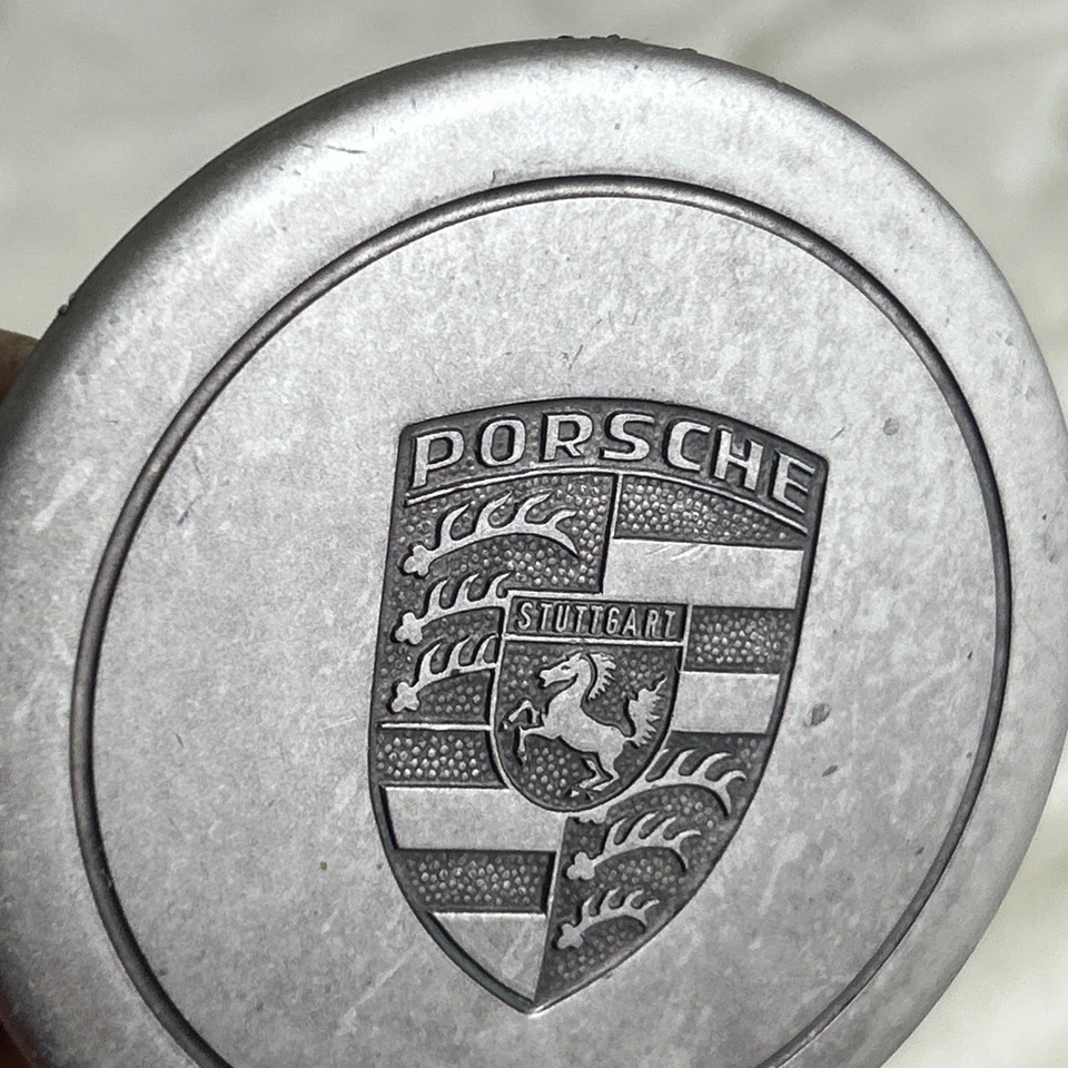 1974-1989 Porsche 911 SC Targa Fuch Silver Aluminum Wheel Center Hub Cap 3.25” - Image 3 of 4