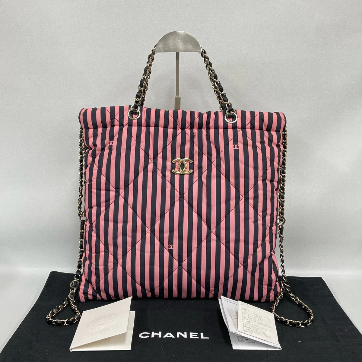 CHANEL Tote Striped Bags & Handbags for Women for sale | eBay