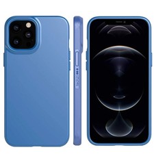 Image of Tech21 (iPhone 12 & 12 Pro) Case Evo Slim Shockproof Flexible Cover Classic Blue
