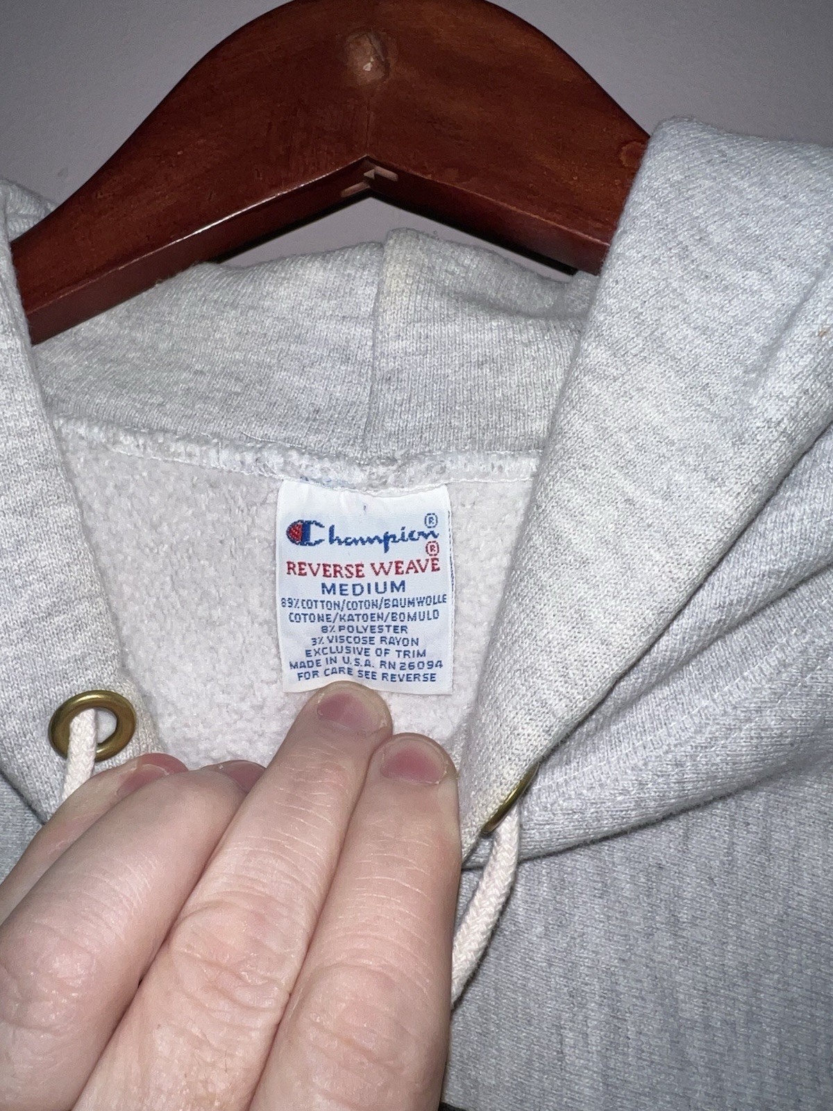RARE VINTAGE PRINCETON CHAMPION REVERSE WEAVE HOODIE MADE IN USA double side “P” image 5