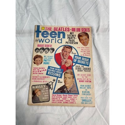 Vintage June 1964 Teen World Magazine The Beatles Our Love Secrets Paul Petersen