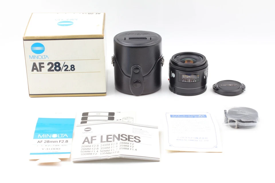 [Top MINT Box Case] Minolta AF 28mm f2.8 Wide Angle Lens Sony A Mount From JAPAN - Image 2 of 4