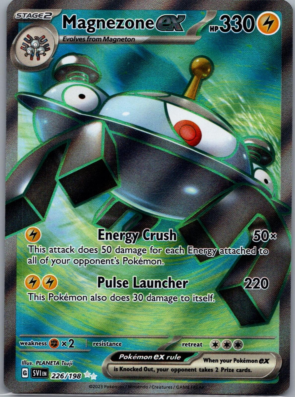Magnezone ex 226/198 Scarlet & Violet Pokemon TCG Holo Ultra Rare NM