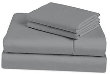 King Size Sheets - 400 Thread Count 4 Pc King Sheets, Long Staple Cotton King