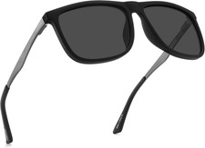 XXL Size Extra Large 155MM Polarized Square Sunglasses Big Wide Heads Men UV400