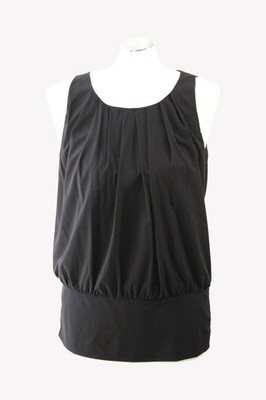 Reiss Damen Oberteil Gr. 34 (UK 8) Schwarz Trägershirt  Ärmellos