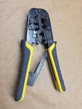 Klein Tools VDV226-011 Ratcheting Data Cable Crimper, Stripper Cutter - RJ45