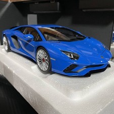 Autoart 1/18 Lamborghini Aventador S Model Car Pearl Blue Diecast