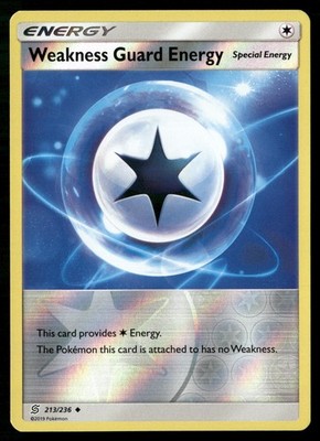 Pokemon Weakness Guard Energy Unified Minds Reverse Holo 213/236 Uncommon NM/M