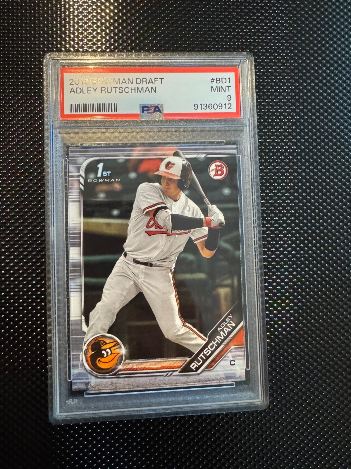 2019 Bowman Draft - Chrome Adley Rutschman #BDC-1 Batting (RC)