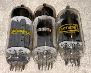 42KN6 Vacuum Tubes Lot Of 3 Sylvanua GE Raytheon Tested Good