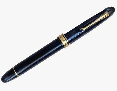Omas Fountain Pen Ogiva Royal Blue Gold Finish Resin Nib M 18K