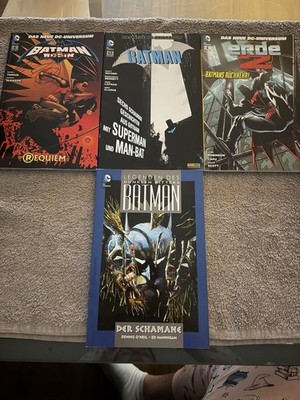 Batman 4er Comic Set | Requiem + Der Schamane + Erde 2 + Gotham | Panini