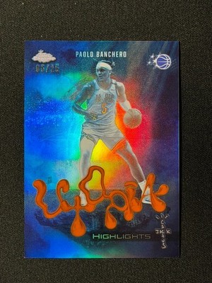 Paolo Banchero 2025-26 Topps Cactus Jack Utopia Orange 05/25 Jersey Match!