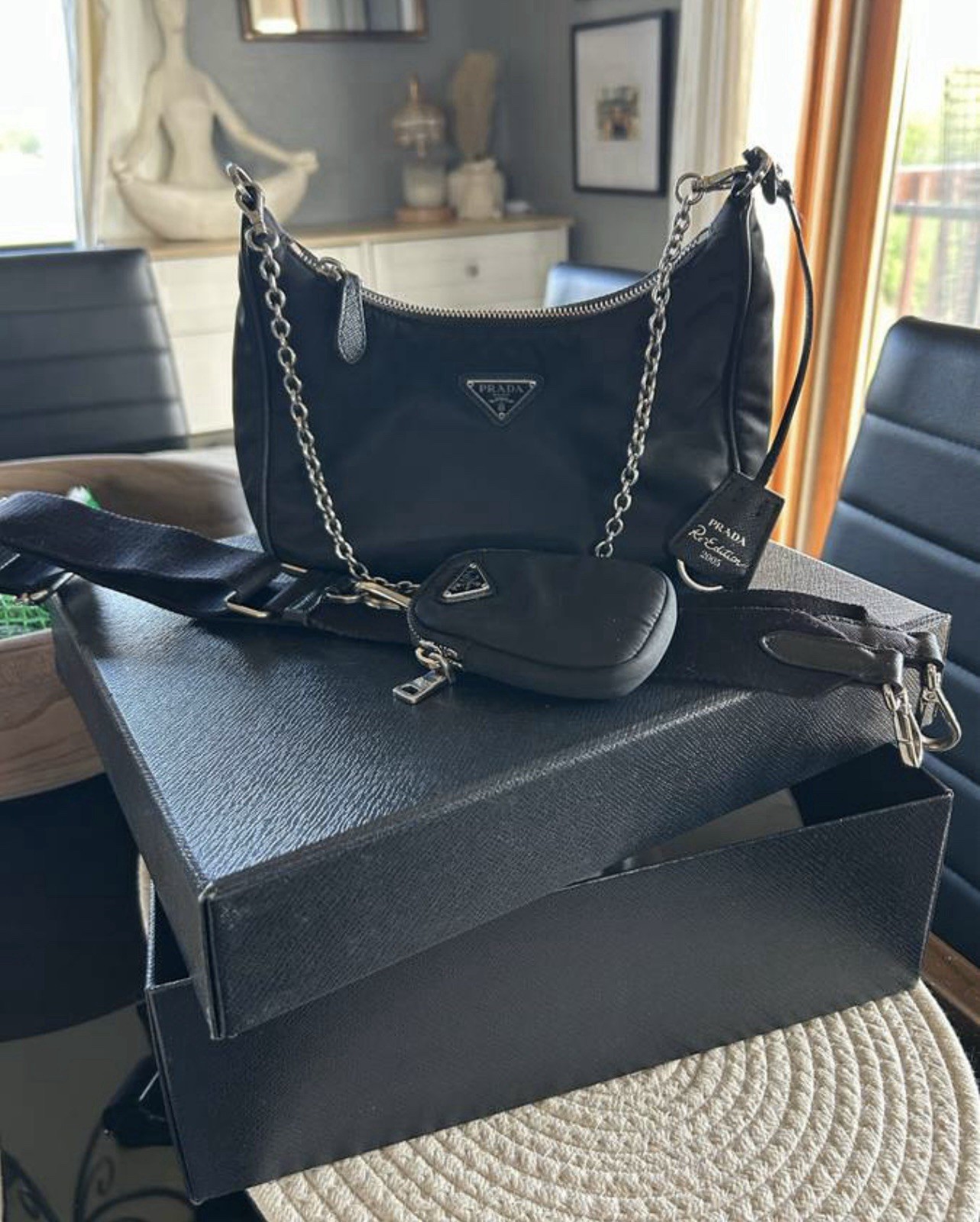 Authentic Prada Re-Edition 2005 Nylon Shoulder Ba… - image 1