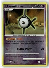 2007 Pokemon Secret Wonders Unown [K] 68/132 Uncommon Reverse Holo + Free Gift on eBay
