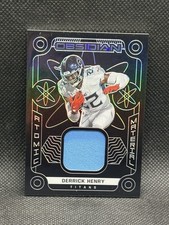 Panini 2022 Obsidian Atomic Material Derrick Henry Titans MEM /125 #AM-DHE