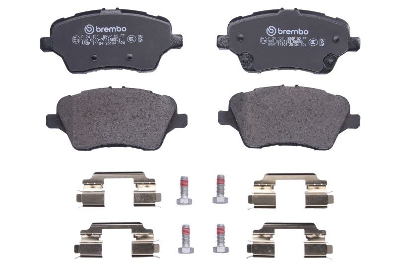 Brembo Bremsbelagsatz, Scheibenbremse [Hersteller-Nr. P24151] für Ford - Bild 6
