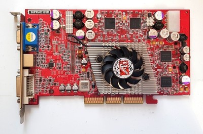 ATI グラフィックボード 本体 RADEON 9800 Pro 128M ATI Radeon 9800 Pro 128MB DDR AGP 8x Retro GPU - Artifacting For
