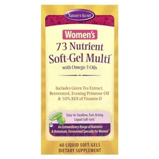 Women's 73 Nutrient Soft-Gel Multi™ With Omega-3 Oils, 60 Liquid Soft-Gels