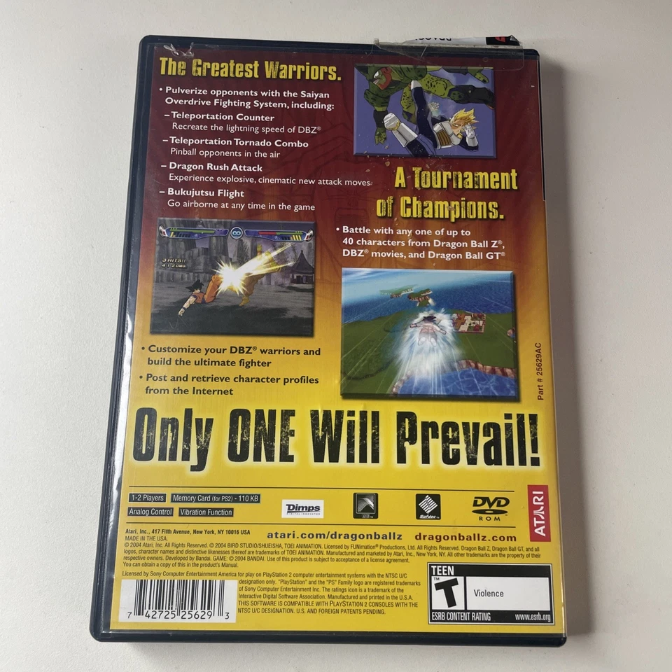 Dragon Ball Z: Budokai 3 (Sony PlayStation 2, 2004) PS2 CIB Complete TESTED - Image 2 of 4