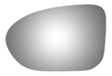 Driver Mirror Glass No Rear Mount Fits 17-20 Fiat 124 Spider 16-23 Mx-5 Miata