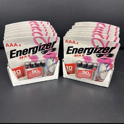 (LOT of 12) Energizer MAX AAA 4 Pack Alkaline Batteries - 48 batteries Exp:12/37