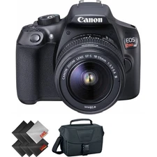 Canon EOS Rebel T6 DSLR Camera + 18-55mm & 75-300mm Lenses Bundle 58