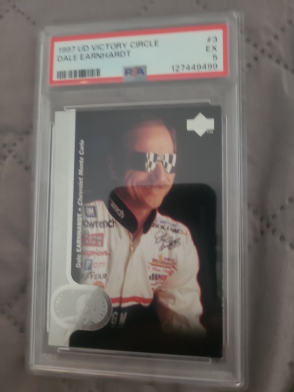 1997 Ud Victory Circle Dale Earnhardt #3 PSA 5 NASCAR HOF