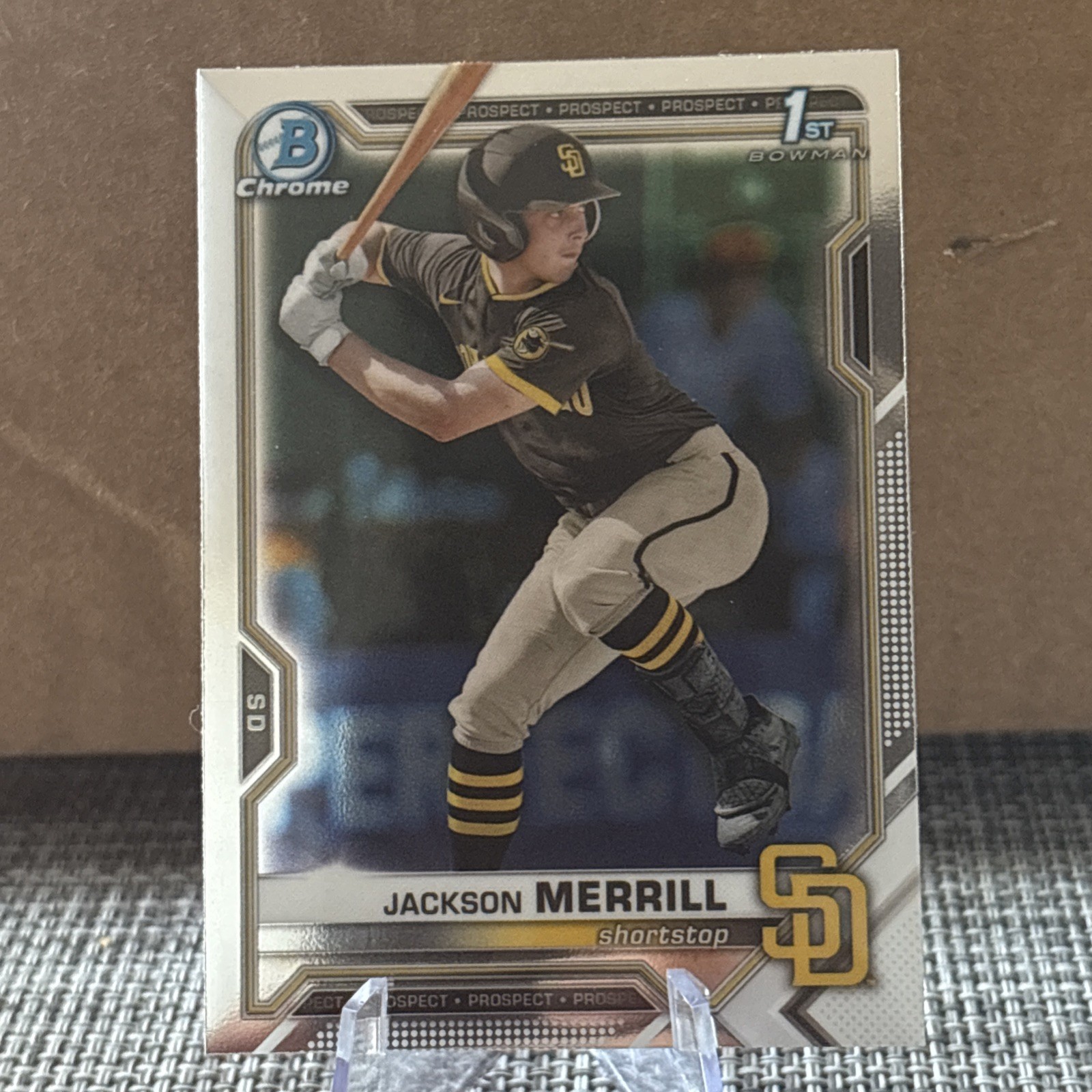 2021 Bowman Chrome Draft BDC-119 JACKSON MERRILL 1st Bowman Card ~🔥🔥