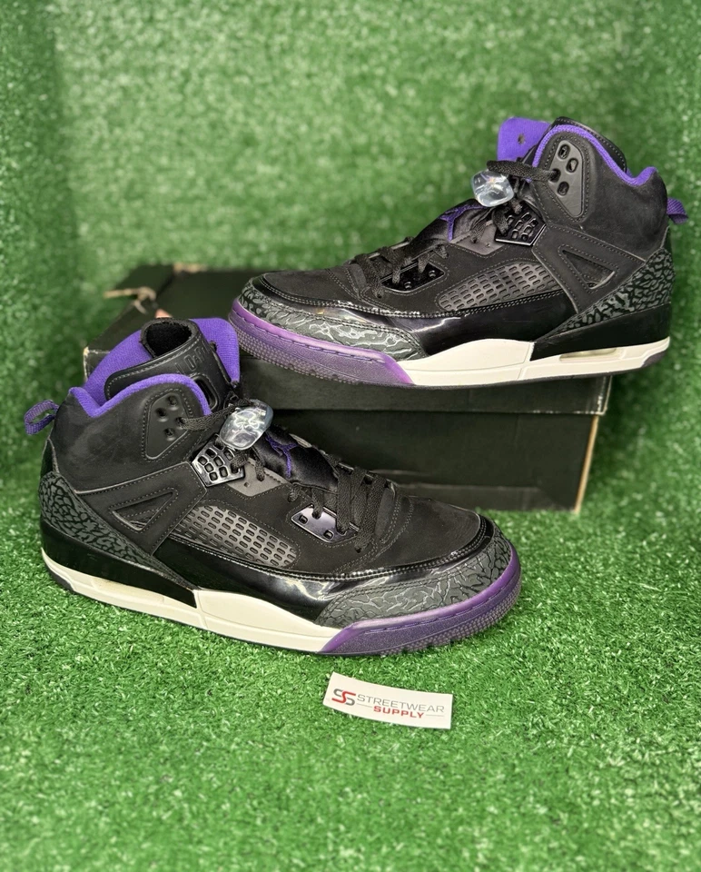 Talla 13 - Jordan Spizike Court Púrpura - Buen Estado Foto 3 de 4