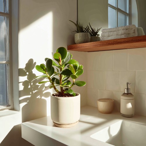 Albero di Giada - Set 2 - Crassula ovata - Altezza 15-25cm - ø12cm - Foto 5 di 9